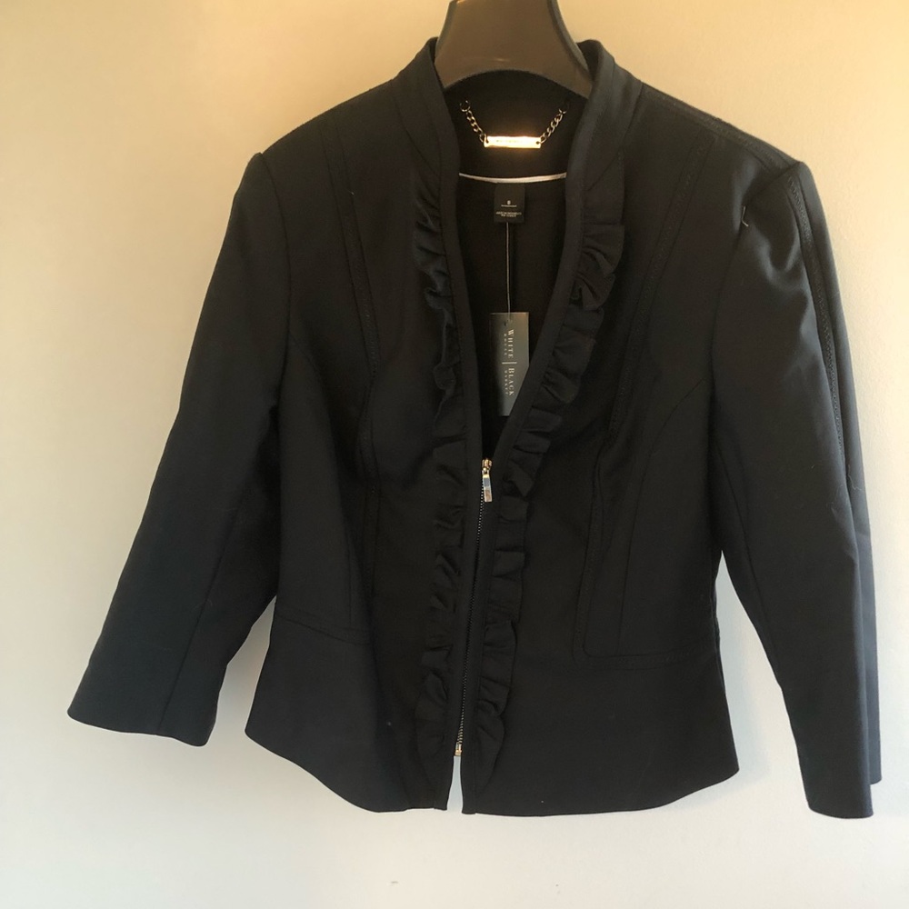 3/4 length crop jacket White House Black Market